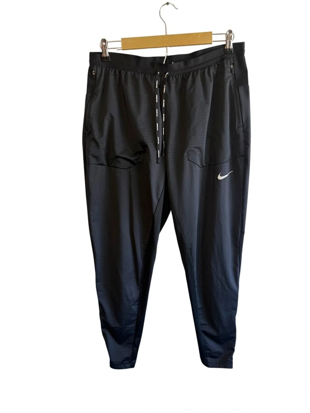 Nike Running Men’s Large Black Phenom Elite Knit Joggers Gym Active Outdoor